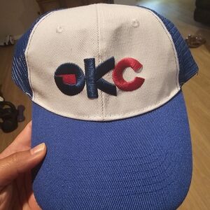 Okc Blue and White Cap